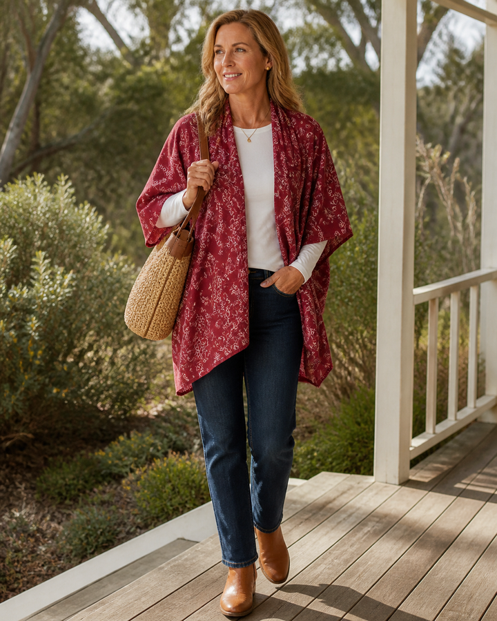 Plum Kimono Jacket