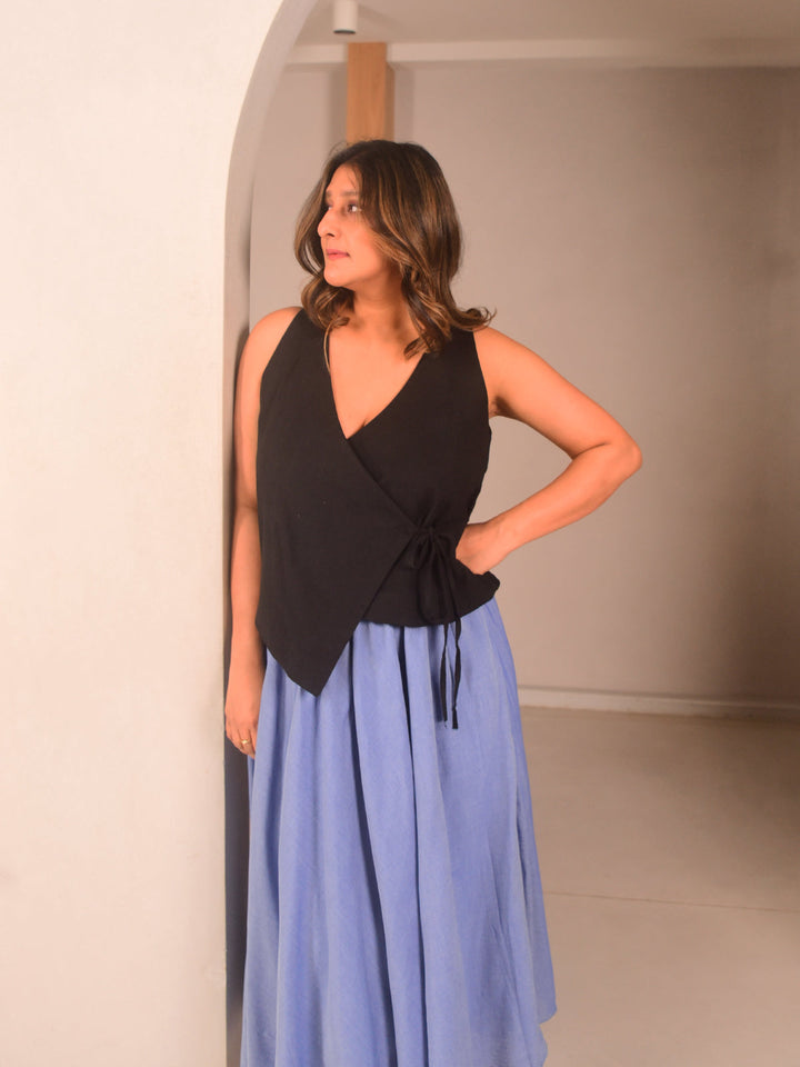 Zoey Wrap Top