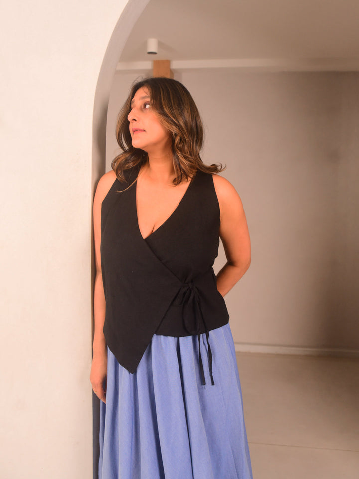 Zoey Wrap Top
