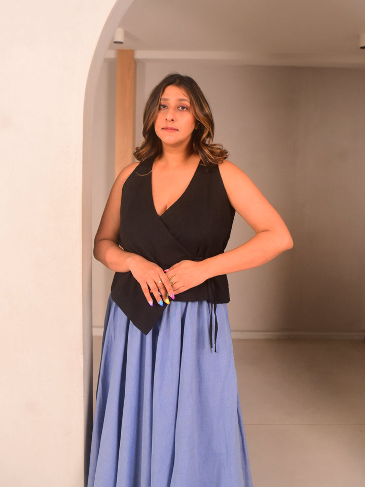 Zoey Wrap Top