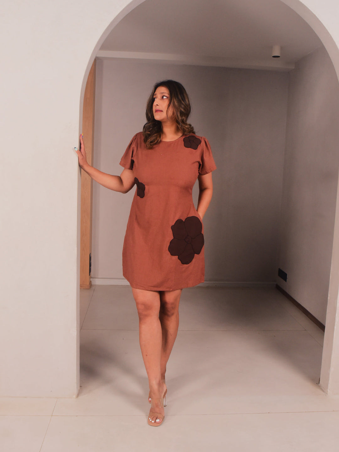 Rae Applique Short Dress