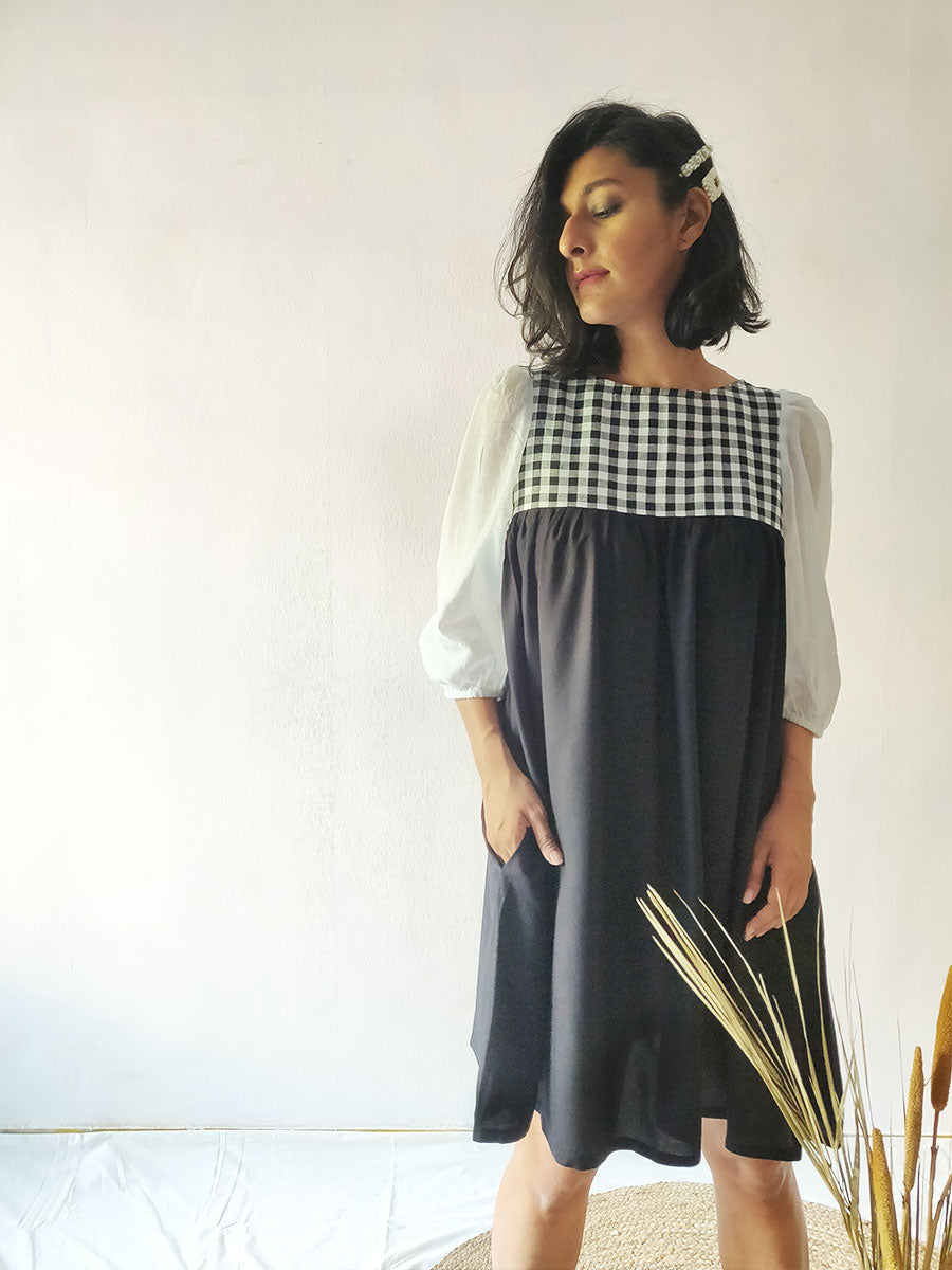 Black Flowy Dress - Why So Blue