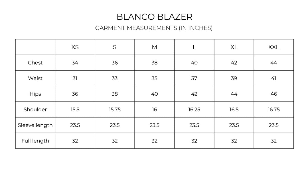 Blanco Blazer