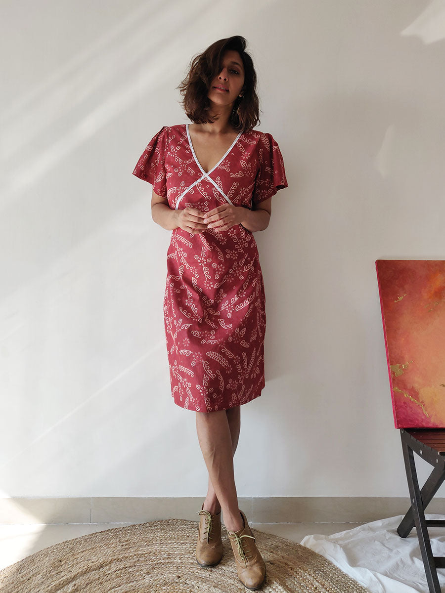 Plum Sheath Dress - Why So Blue