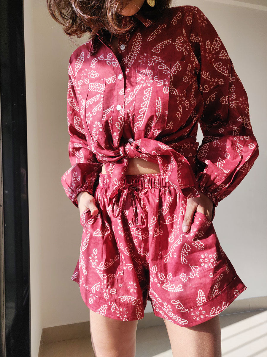 Plum Shirt - Why So Blue