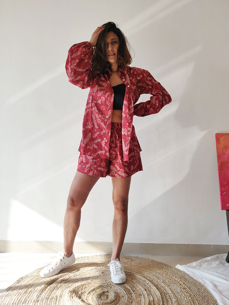 Plum Shirt - Why So Blue