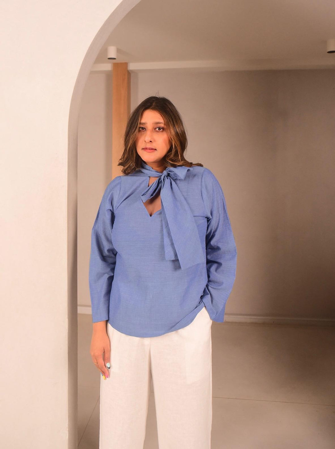 Leni Tie Top