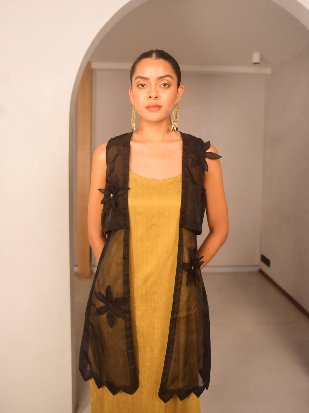 Sia Organza Applique Jacket